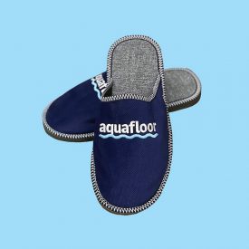 Тапочки домашние с вышитым логотипом "Aquafloor"