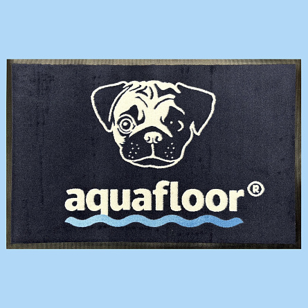 Придверный коврик с логотипом "Aquafloor"